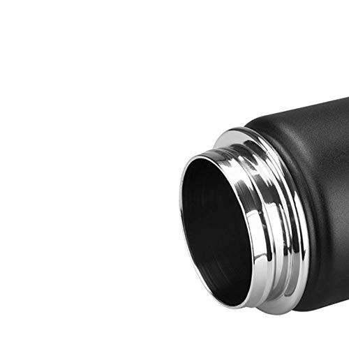 DXYSS Taza Termica con Tapa Botella de Agua de Acero Inoxidable, de Doble Pared con Aislamiento en vacío, Perfecta for Viajar con Fugas Boquilla Tapa de la Prueba, de Gran Capacidad-Negro DXYSS Taza Termica con Tapa Botella de Agua de Acero Inoxidable, de Doble Pared con Aislamiento en vacío, Perfecta for Viajar con Fugas Boquilla Tapa de la Prueba, de Gran Capacidad-Negro