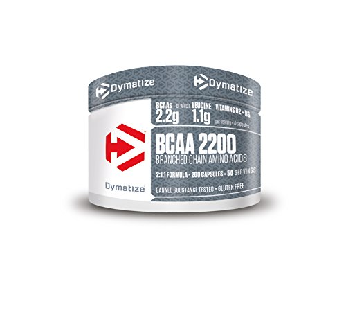 Dymatize BCAA 2200 Caps 12x200pcs - Suplemento - Aminoácidos