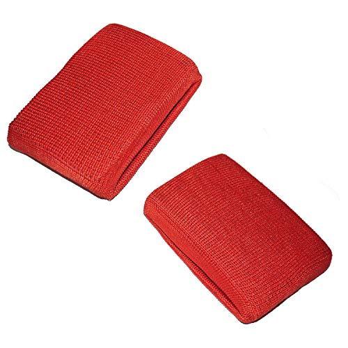 Dynamix Athletics Gel Knuckle Guards - Tobillera elástica para vendajes de boxeo (rojo)