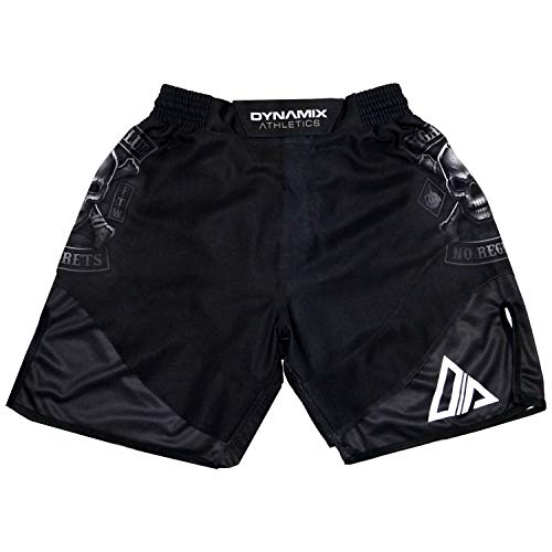 Dynamix Athletics Pantalones cortos híbridos de entrenamiento Fight Club – Ideal para MMA Fitness Jiu Jitsu Crossfit – Pantalones de artes marciales para hombre (S)