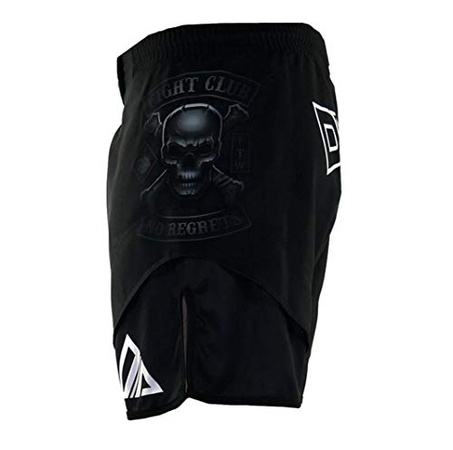 Dynamix Athletics Pantalones cortos híbridos de entrenamiento Fight Club – Ideal para MMA Fitness Jiu Jitsu Crossfit – Pantalones de artes marciales para hombre (S)