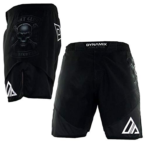 Dynamix Athletics Pantalones cortos híbridos de entrenamiento Fight Club – Ideal para MMA Fitness Jiu Jitsu Crossfit – Pantalones de artes marciales para hombre (S)