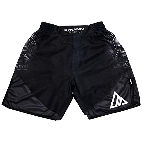 Dynamix Athletics Pantalones cortos híbridos de entrenamiento Fight Club, ideales para artes marciales mixtas, Jiu Jitsu Crossfit, pantalones de artes marciales para hombre (L)