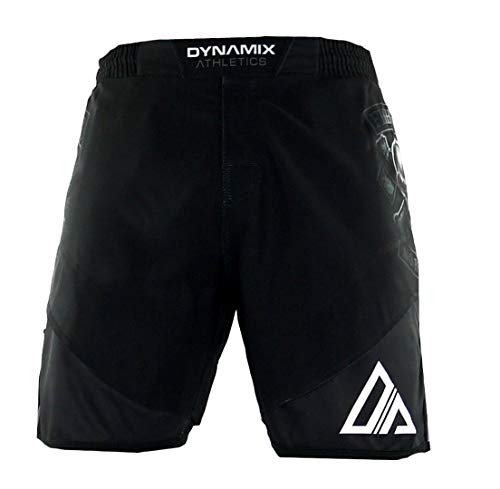 Dynamix Athletics Pantalones cortos híbridos de entrenamiento Fight Club, ideales para artes marciales mixtas, Jiu Jitsu Crossfit, pantalones de artes marciales para hombre (L)