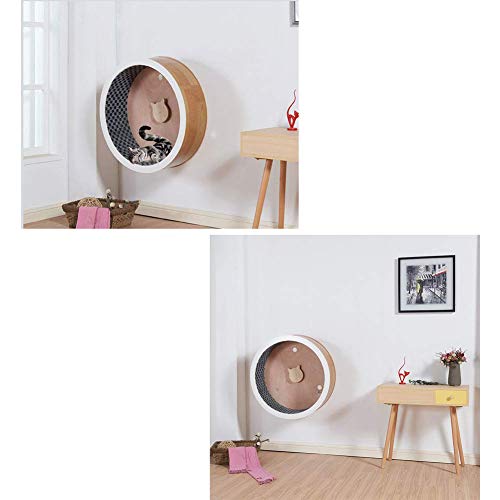 DYYTR Cat Running Wheel Cat Climbing Frame, Muebles para Mascotas, Cat Climbing Frame Cat Litter Cat Furniture Cat Climbing Wheel Cat Treadmill