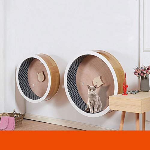 DYYTR Cat Running Wheel Cat Climbing Frame, Muebles para Mascotas, Cat Climbing Frame Cat Litter Cat Furniture Cat Climbing Wheel Cat Treadmill