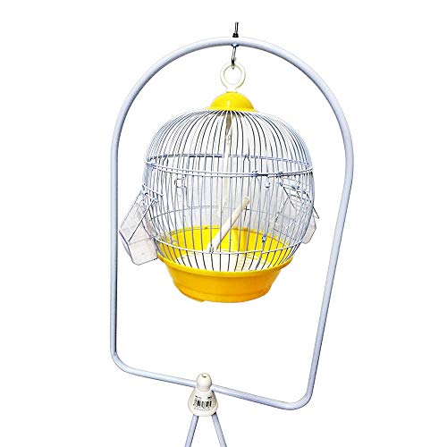 DZL- Soporte para Jaula de Pájaros Pie de Gancho para Colgar la Jaula pies Jaula Colgante Color Blanco (B5)