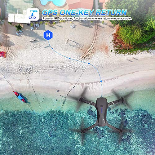 EACHINE E520S Drone con Camara HD Drone 4k Drone GPS Drones con Camaras Profesional 5G WiFi FPV App Distancia de FPV de 250 m Drone Durable de Vuelo (2 Baterías y Estuche) EACHINE E520S Drone con Camara HD Drone 4k Drone GPS Drones con Camaras Profesional 5G WiFi FPV App Distancia de FPV de 250 m Drone Durable de Vuelo (2 Baterías y Estuche)
