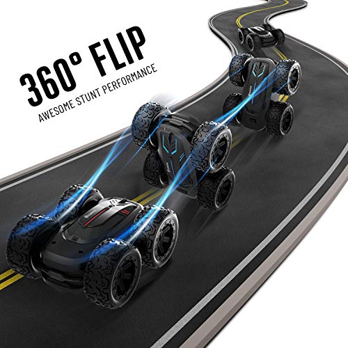 EACHINE EC10 Coche Radiocontrol Coche Teledirigido Coches de Juguete Mini Coche de Control Remoto para Niños 15 km/h Anfibio 360 ° Rotación RC Stunt Coche para Niños Juguetes Regalos para Niños