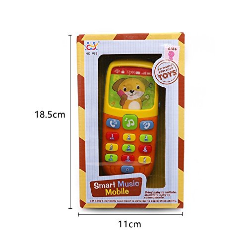 Early Education 6 Month Year Olds Baby Toy Tiny Touch Phone Musical Sound Telephone Toys for Children & Kids Boys and Girls by EastSun Early Education 6 Month Year Olds Baby Toy Tiny Touch Phone Musical Sound Telephone Toys for Children & Kids Boys and Girls by EastSun
