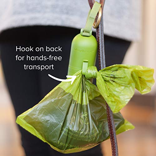 Earth Rated DISPGREEN - Dispensador para bolsas de residuos para perros con 15 bolsas biodegradables de popa y lavanda Earth Rated DISPGREEN - Dispensador para bolsas de residuos para perros con 15 bolsas biodegradables de popa y lavanda