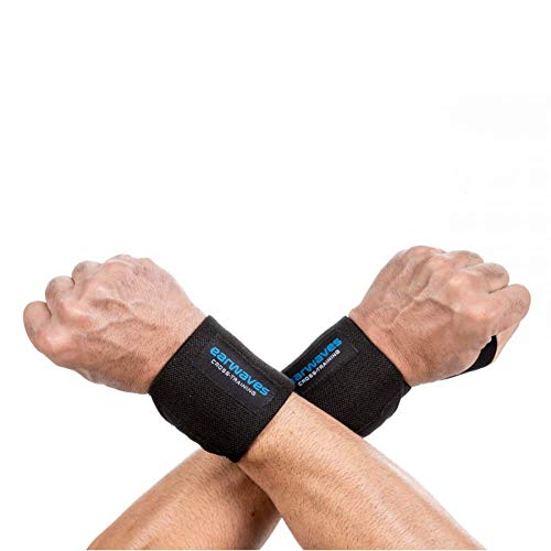 Earwaves ® - Muñequeras para Entrenamiento Funcional, Calistenia, Halterofilia, Weightlifting, Deadlifting, etc. Par de muñequeras Deportivas para Hombre y Mujer. 50cm Earwaves ® - Muñequeras para Entrenamiento Funcional, Calistenia, Halterofilia, Weightlifting, Deadlifting, etc. Par de muñequeras Deportivas para Hombre y Mujer. 50cm