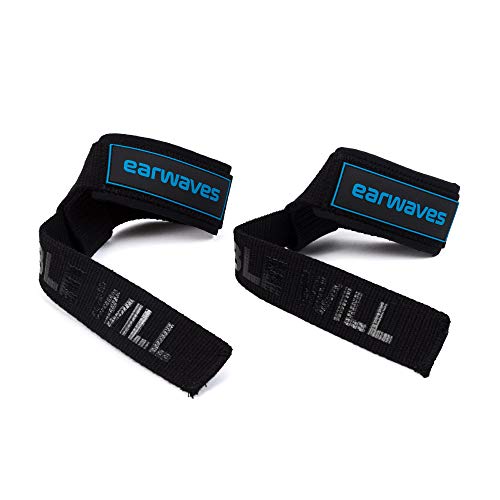 Earwaves ® X-Raisers Straps - Correas de Levantamiento para Halterofilia con protección de Neopreno y Gel para Las muñecas Earwaves ® X-Raisers Straps - Correas de Levantamiento para Halterofilia con protección de Neopreno y Gel para Las muñecas
