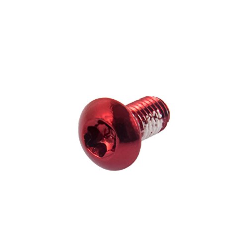 EASTERN POWER 12 Pcs Tornillos Bicicleta, MTB Tornillo Disco Freno de Bicicleta Montaña, Bici M5x10mm Disc Freno Pernos del Rotor, Rojo EASTERN POWER 12 Pcs Tornillos Bicicleta, MTB Tornillo Disco Freno de Bicicleta Montaña, Bici M5x10mm Disc Freno Pernos del Rotor, Rojo
