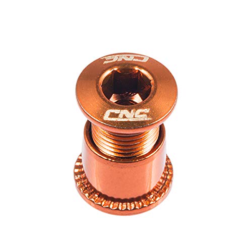 EASTERN POWER 5 Set Tornillos Plato Bicicleta, Tornillos Platos MTB,Tornillos Bici para Doble Plato Shimano/Sram, Naranja EASTERN POWER 5 Set Tornillos Plato Bicicleta, Tornillos Platos MTB,Tornillos Bici para Doble Plato Shimano/Sram, Naranja