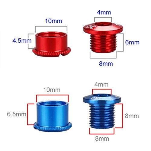 EASTERN POWER 5 Set Tornillos Plato Bicicleta, Tornillos Platos MTB,Tornillos Bici para Doble Plato Shimano/Sram, Naranja EASTERN POWER 5 Set Tornillos Plato Bicicleta, Tornillos Platos MTB,Tornillos Bici para Doble Plato Shimano/Sram, Naranja