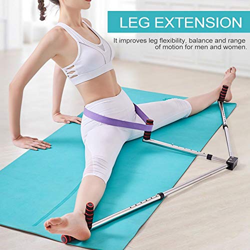 Easy-topbuy Estirador De Piernas, Máquinas De Piernas De Pierna De 3 Barras Máquina De Estiramiento para Ballet, Danza, Yoga, Gimnasia, Porristas, Divisiones