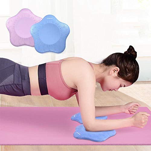 Easy-topbuy Yoga Knee Pad Estera Yoga Espuma De Gel Antideslizante Colchoneta De Ejercicios Fitness para Rodillas, Manos Y Cabeza