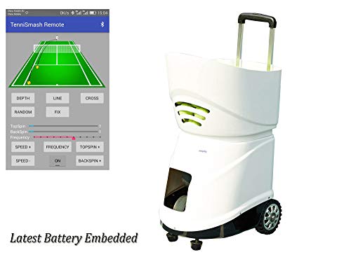 easyday máquina de pelota de tenis automática portátil inteligente máquina de pelota de tenis con control remoto inteligente