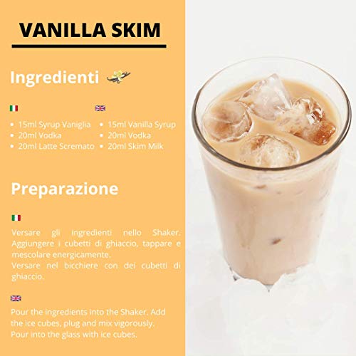 EATALIAN Everyday Syrup, Sirope de Vainilla 1 Kg, Ideal para Cócteles, Longdrinks o para dar sabor a bebidas frías y calientes, Made in Italy,Sin Gluten, Vegano EATALIAN Everyday Syrup, Sirope de Vainilla 1 Kg, Ideal para Cócteles, Longdrinks o para dar sabor a bebidas frías y calientes, Made in Italy,Sin Gluten, Vegano