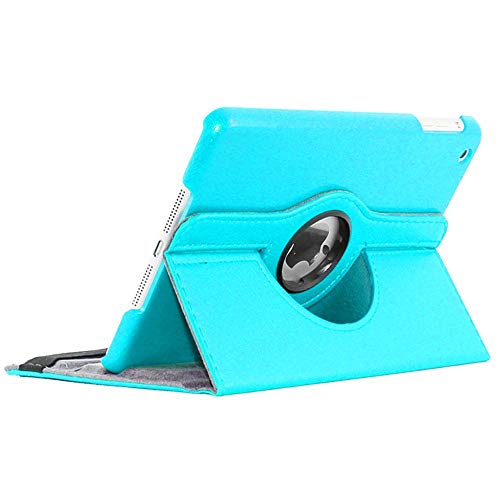 ebestStar - Funda Compatible con iPad Mini 1/2/3 Carcasa Cuero PU, Giratoria 360 Grados, Función de Soporte, Azul [Aparato: 200 x 134.7 x 7.2/7.5mm, 7.9'']