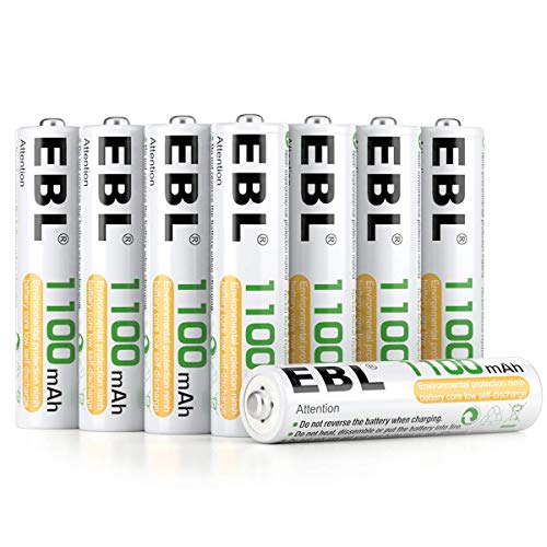 EBL 1100mAh AAA Ni-MH 1200 Ciclo de Pilas Recargables para los Equipos Domésticos con Estuches de Almacenamiento (8 Piezas) EBL 1100mAh AAA Ni-MH 1200 Ciclo de Pilas Recargables para los Equipos Domésticos con Estuches de Almacenamiento (8 Piezas)