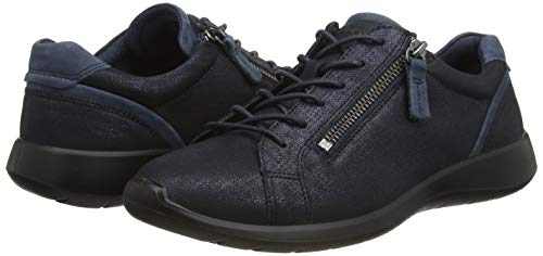 Ecco Soft 5, Zapatillas Mujer, Azul (Marine/Navy), 36 EU