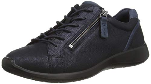 Ecco Soft 5, Zapatillas Mujer, Azul (Marine/Navy), 36 EU