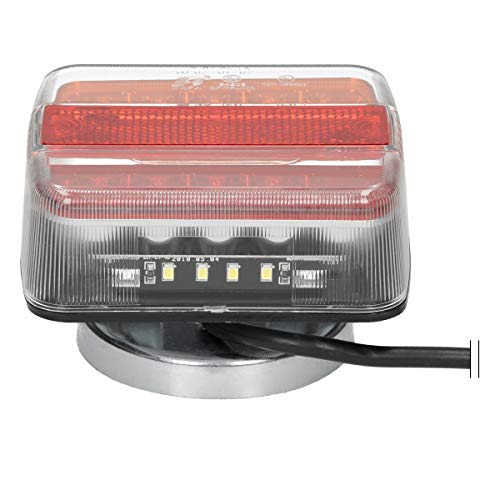 ECD Germany Kit de Iluminación LED para Remolque Luces Traseras de Señalización 12V Cableado con 7 Polos Universal aplicable E4 Aprobado Instalación Mágnetica 14 Leds por Luz ECD Germany Kit de Iluminación LED para Remolque Luces Traseras de Señalización 12V Cableado con 7 Polos Universal aplicable E4 Aprobado Instalación Mágnetica 14 Leds por Luz