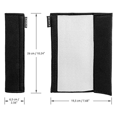 ECENCE Almohadilla para cinturón, 2 Juegos, protección para cinturón, Acolchado para cinturón de Seguridad, Protector de cinturón para niños y Adultos, cojín para el cinturón del Coche, multifuncio ECENCE Almohadilla para cinturón, 2 Juegos, protección para cinturón, Acolchado para cinturón de Seguridad, Protector de cinturón para niños y Adultos, cojín para el cinturón del Coche, multifuncio