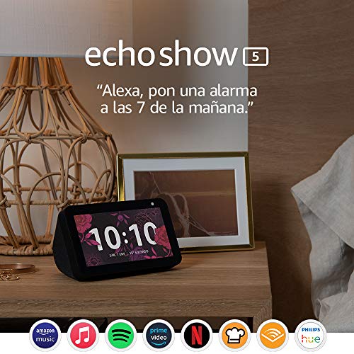 Echo Show 5: mantén el contacto con la ayuda de Alexa, negro