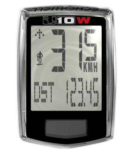 Echowell U10W Ciclocomputador, Unisex, Negro Echowell U10W Ciclocomputador, Unisex, Negro