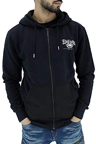 Ecko Hombre MMA Completo Sudadera con Cremallera - Negro, M