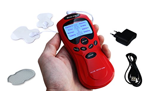 ECO-DE EMS Electroestimulador Muscular portátil, Compacto fácil Uso, LCD Azul, 8 programas ECO-DE EMS Electroestimulador Muscular portátil, Compacto fácil Uso, LCD Azul, 8 programas