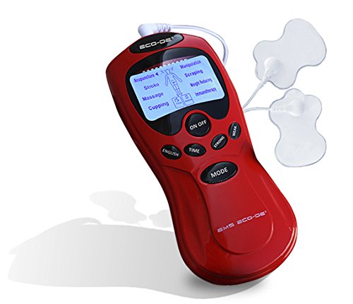 ECO-DE EMS Electroestimulador Muscular portátil, Compacto fácil Uso, LCD Azul, 8 programas ECO-DE EMS Electroestimulador Muscular portátil, Compacto fácil Uso, LCD Azul, 8 programas