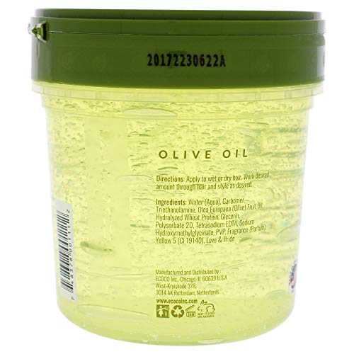 Eco Styler Styling Gel a base de aceite de oliva - Para todo tipo de cabello - Alcohol - 473 ml Eco Styler Styling Gel a base de aceite de oliva - Para todo tipo de cabello - Alcohol - 473 ml