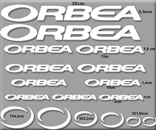 Ecoshirt 9K-ICI9-CJL3 Pegatinas Orbea R71 Vinilo Adesivi Decal Aufkleber Клей MTB Stickers Bike, Blanco