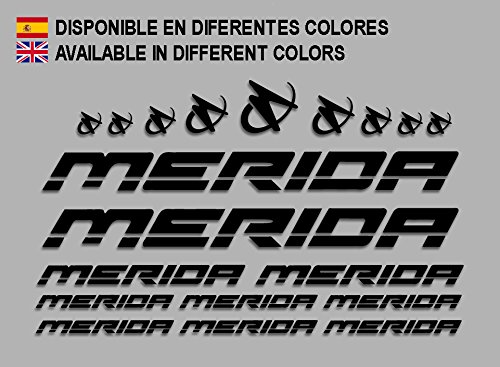 Ecoshirt T2-3496-75GF Pegatinas Merida Frame Set Bikes F150 Stickers Aufkleber Decals Autocollants Adesivi MTB BTT, Negro Ecoshirt T2-3496-75GF Pegatinas Merida Frame Set Bikes F150 Stickers Aufkleber Decals Autocollants Adesivi MTB BTT, Negro