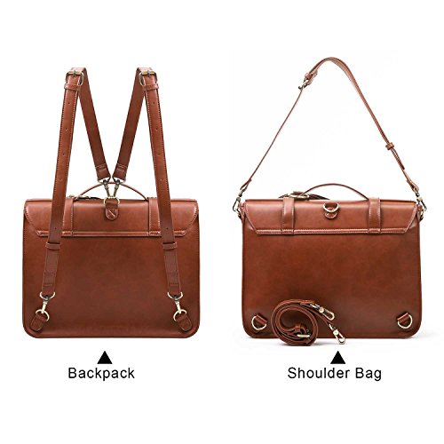 ECOSUSI Maletín para Mujer para Portátil de 14 Pulgadas Bolsa de Hombro Bolsa para Computadora Arco Desmontable ECOSUSI Maletín para Mujer para Portátil de 14 Pulgadas Bolsa de Hombro Bolsa para Computadora Arco Desmontable