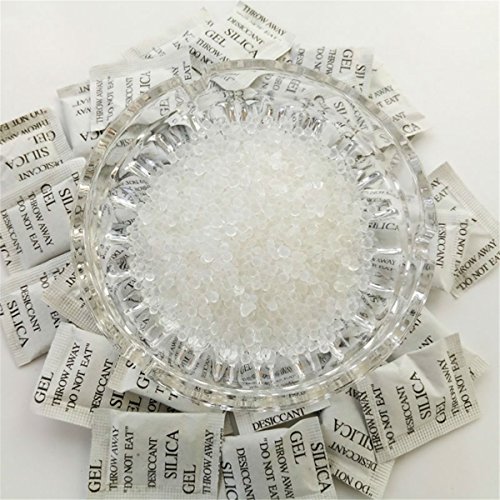 ECYC Bolsas De Gel De SíLice Sachets Desecante PequeñO Paquete De 100 Paquetes ECYC Bolsas De Gel De SíLice Sachets Desecante PequeñO Paquete De 100 Paquetes