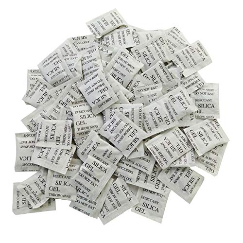 ECYC Bolsas De Gel De SíLice Sachets Desecante PequeñO Paquete De 100 Paquetes ECYC Bolsas De Gel De SíLice Sachets Desecante PequeñO Paquete De 100 Paquetes