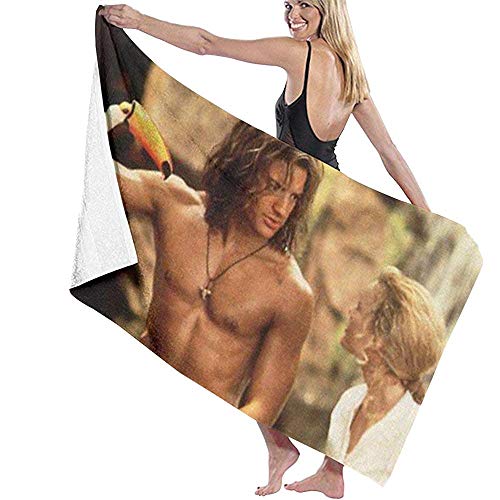 Edmun George of The Jungle DIY Toallas Toalla de baño Baño Piscina Yoga Pilates Picnic Poliéster de Secado rápido 80x130cm