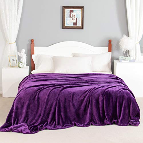 Edredón Púrpura RATEL 200 x 230 cm, Manta De Felpa Suave, Manta De Franela Manta De TV / Manta De Sofá / Manta De Salvavidas / Manta De Microfibra para Sofá / Manta De Terciopelo - Fácil De Limpiar Edredón Púrpura RATEL 200 x 230 cm, Manta De Felpa Suave, Manta De Franela Manta De TV / Manta De Sofá / Manta De Salvavidas / Manta De Microfibra para Sofá / Manta De Terciopelo - Fácil De Limpiar