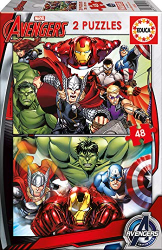 Educa Avengers 2 Puzzles infantiles de 48 piezas, a partir de 3 aƱos (15932) Educa Avengers 2 Puzzles infantiles de 48 piezas, a partir de 3 aƱos (15932)