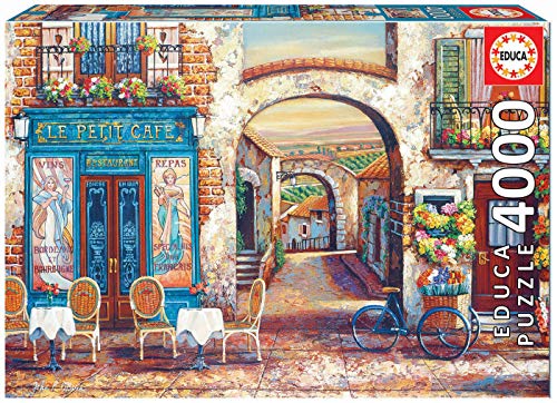 Educa-Le Petit Café Puzle, 4 000 Piezas, Multicolor (18014)