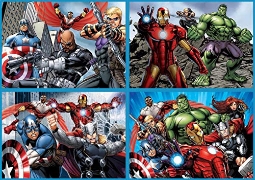 Educa - Multi 4 Puzzles Junior, puzzle infantil Avengers de 50,80,100 y 150 piezas, a partir de 5 aƱos (16331) Educa - Multi 4 Puzzles Junior, puzzle infantil Avengers de 50,80,100 y 150 piezas, a partir de 5 aƱos (16331)