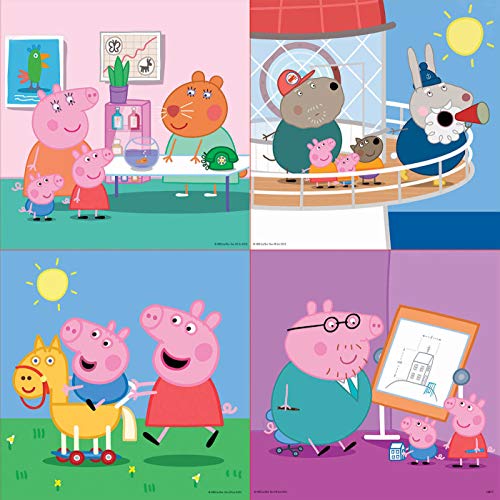 Educa- Peppa Pig Conjunto de Puzzles Progresivos, Multicolor, unica (16817)