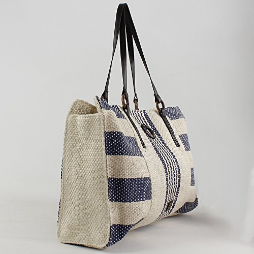 Eferri Playera, Bolso playa Zuria para Mujer, Azul, 33x53x13 cm Eferri Playera, Bolso playa Zuria para Mujer, Azul, 33x53x13 cm