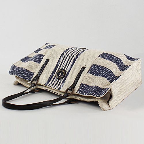 Eferri Playera, Bolso playa Zuria para Mujer, Azul, 33x53x13 cm Eferri Playera, Bolso playa Zuria para Mujer, Azul, 33x53x13 cm