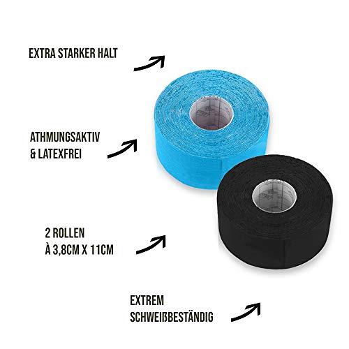 Effekt Manufaktur [5m x 5cm] Kinesiotape Vendaje Neuromuscular I Cinta Kinesiologica impermeable y elastica I Sport Kinesiology Tape